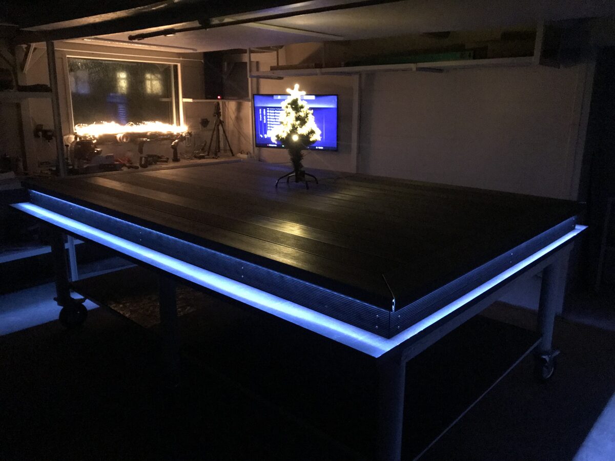 Terrace "LED - Medium" with led lighting, 3m x 2m