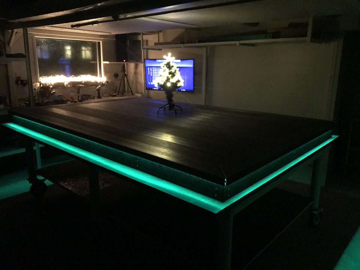 Terrace "LED - Medium" with led lighting, 3m x 2m