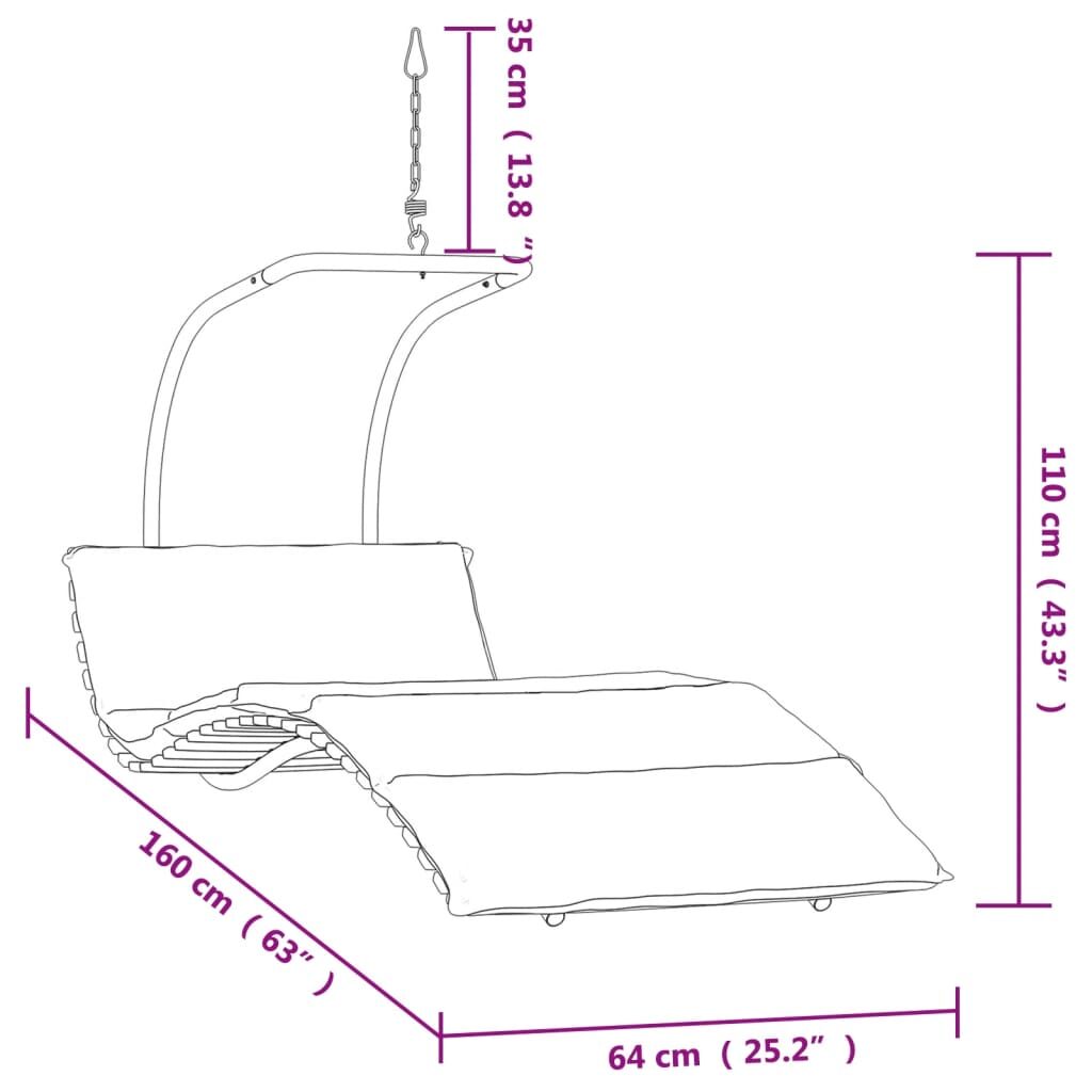 Šūpuļkrēsls ar matraci