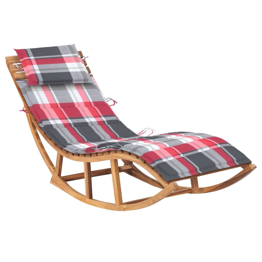 Sauļošanās šūpuļkrēsls ar matraci