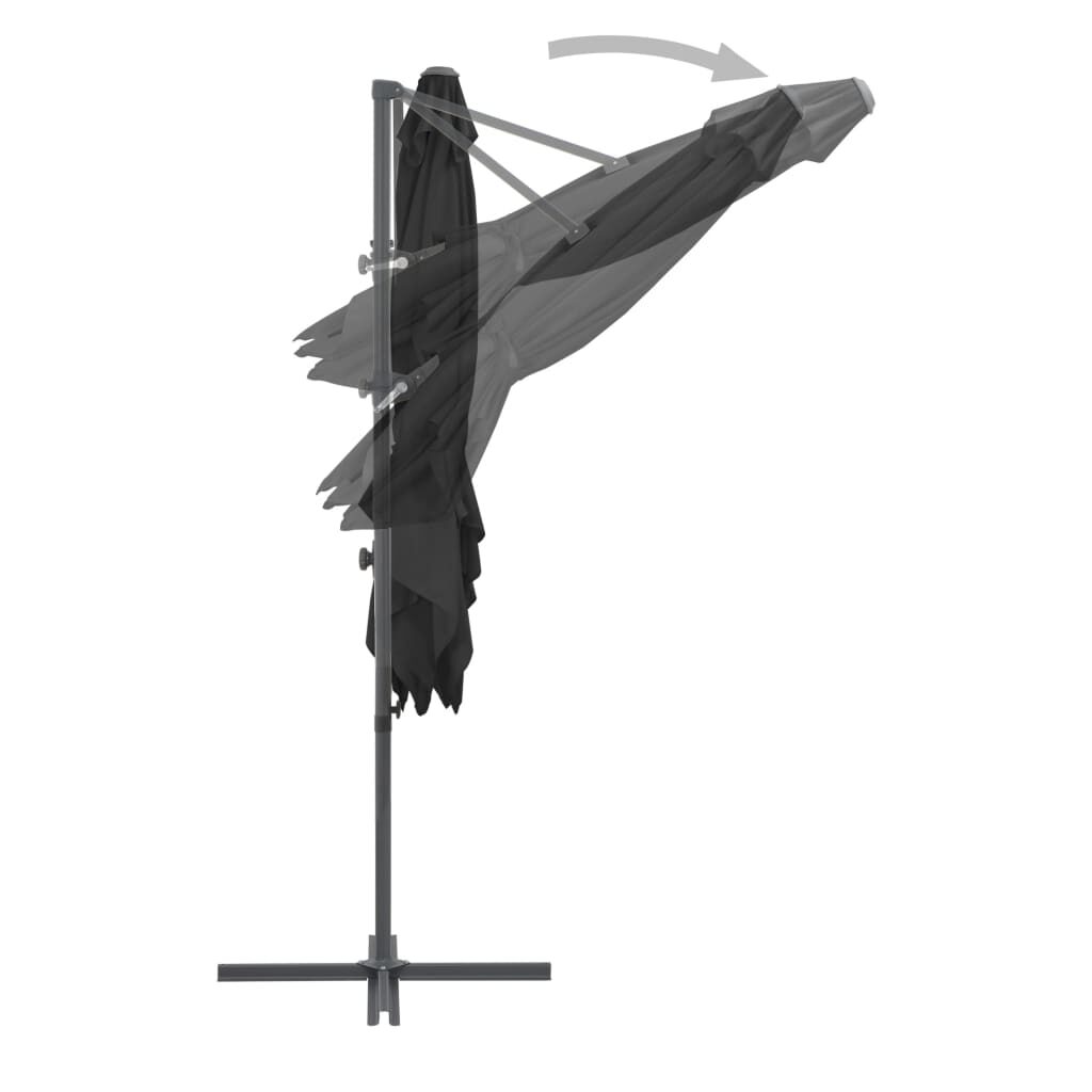 Saulessargs ar tērauda kātu, 250x250 cm