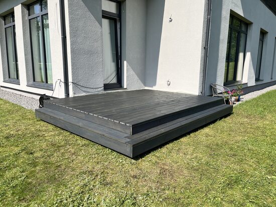 Terase "Large" 4m x 3m (ar pakāpieniem)