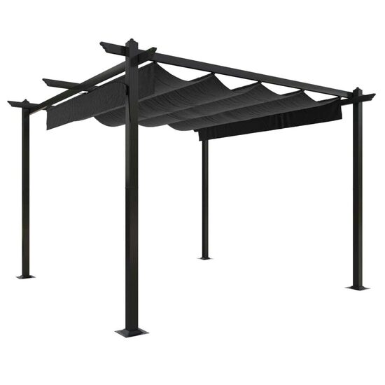 Pergola ar izvelkamu jumtu, 3x3 m vai 4x3m